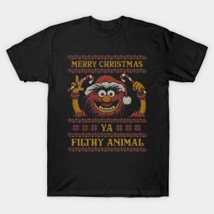 Merry Christmas, Ya Filthy Animal T-Shirt